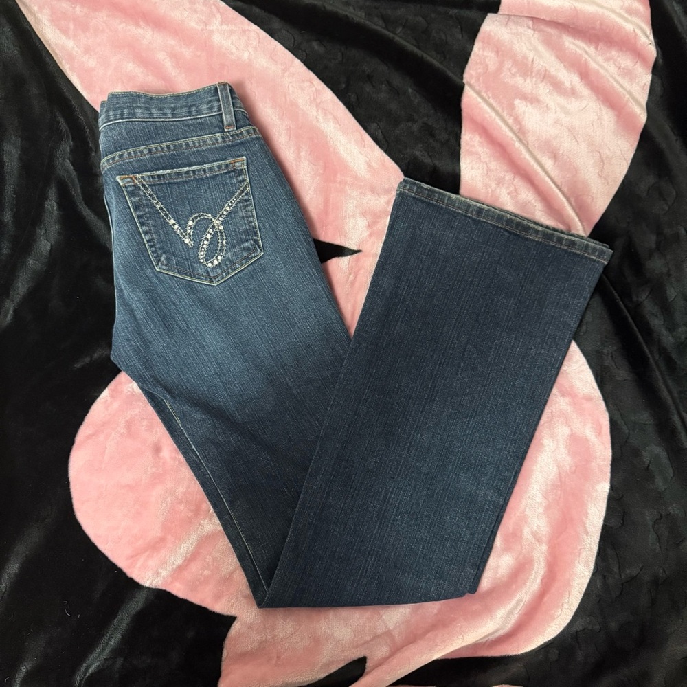 Bebe Low Rise Flare Jeans